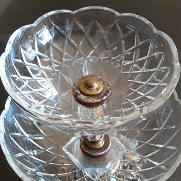 Vintage two tier candy desert display dish - Picture 2 of 12